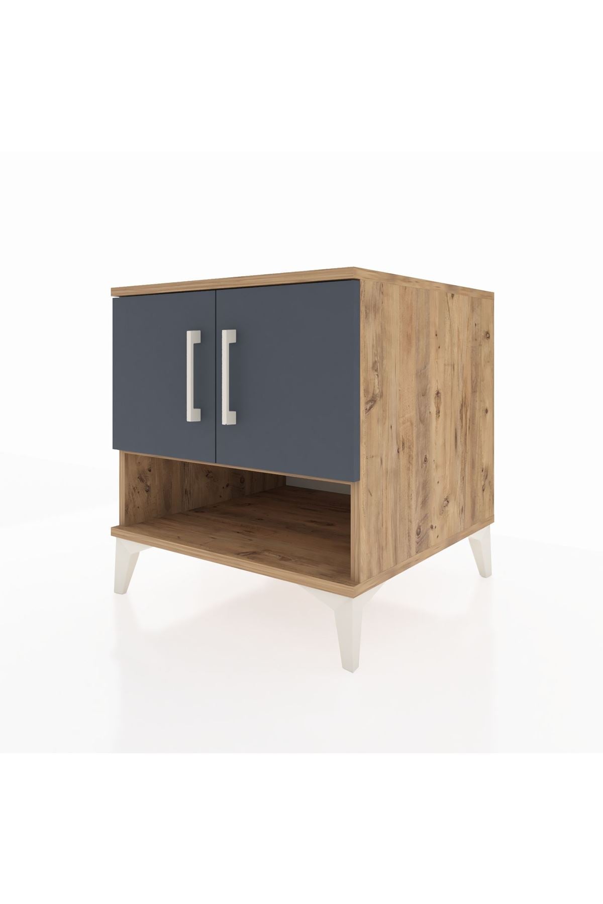 Kronos Komodin 2 Raflı 2 Kapaklı 60x59x64 - S78M010V8C