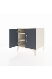 Kronos Komodin 2 Raflı 2 Kapaklı 60x59x64 - S78M011V2C