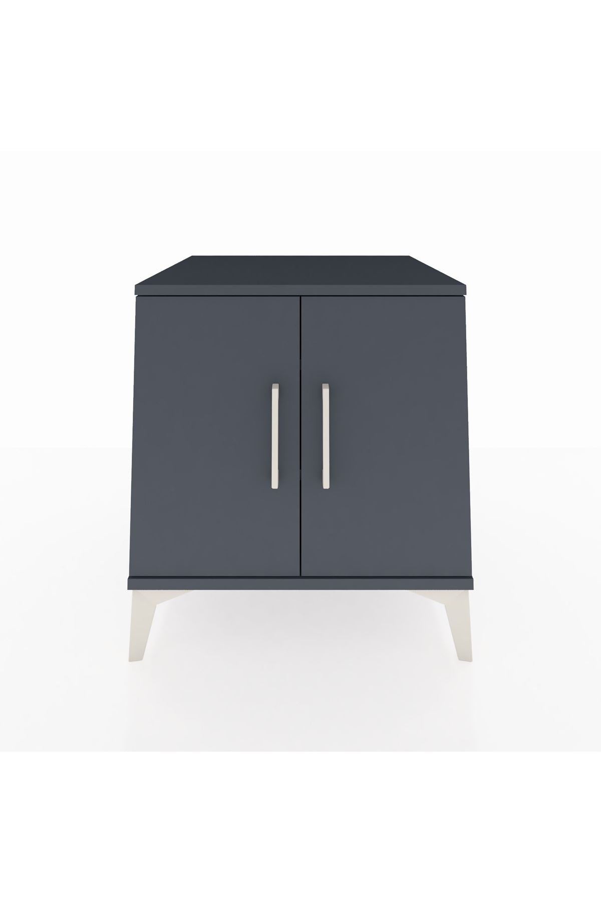 Kronos Komodin 2 Raflı 2 Kapaklı 60x59x64 - S78M011V5C