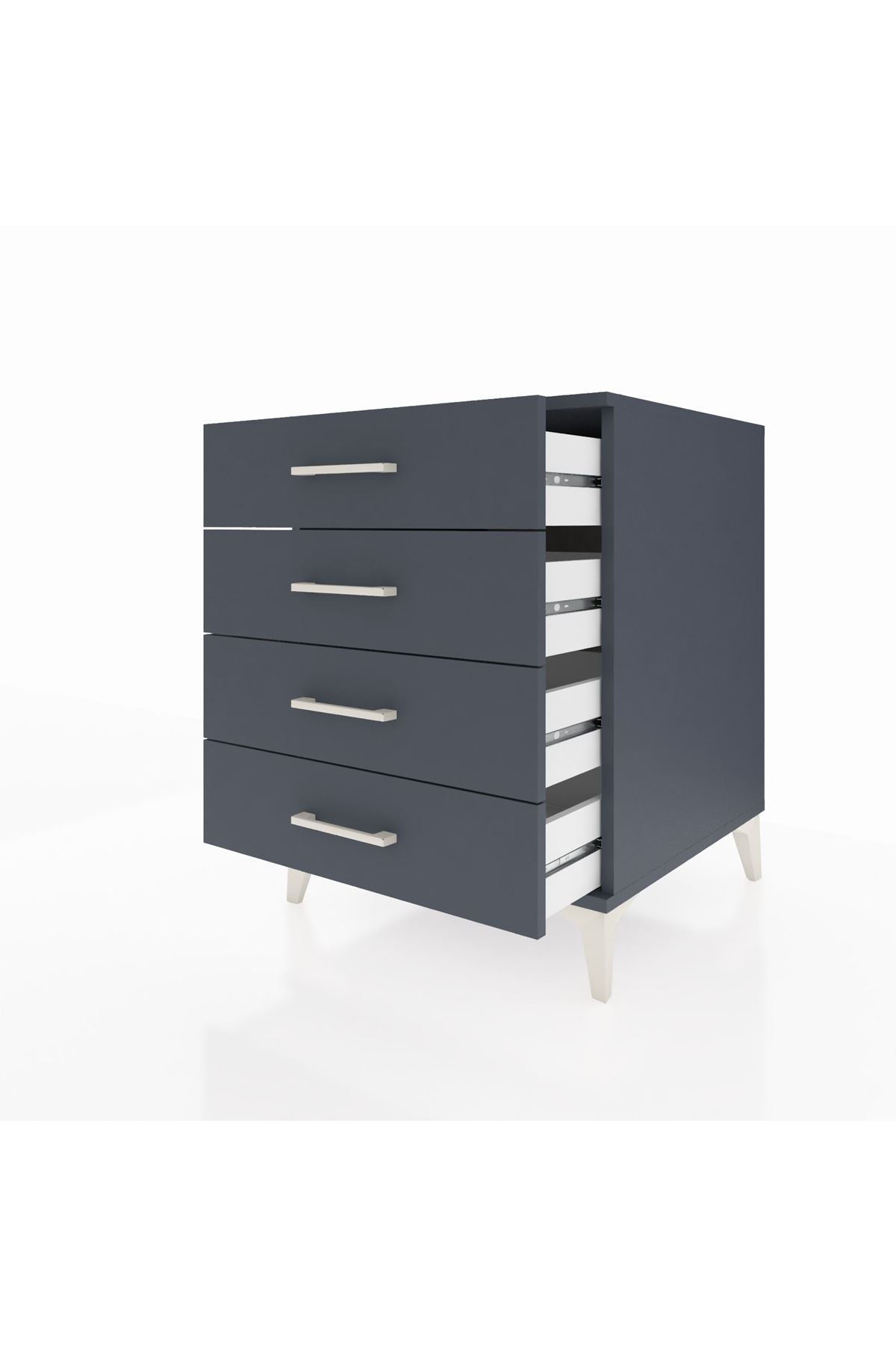 Kronos Komodin 4 Çekmeceli 60x59x80 - S79M001V5C