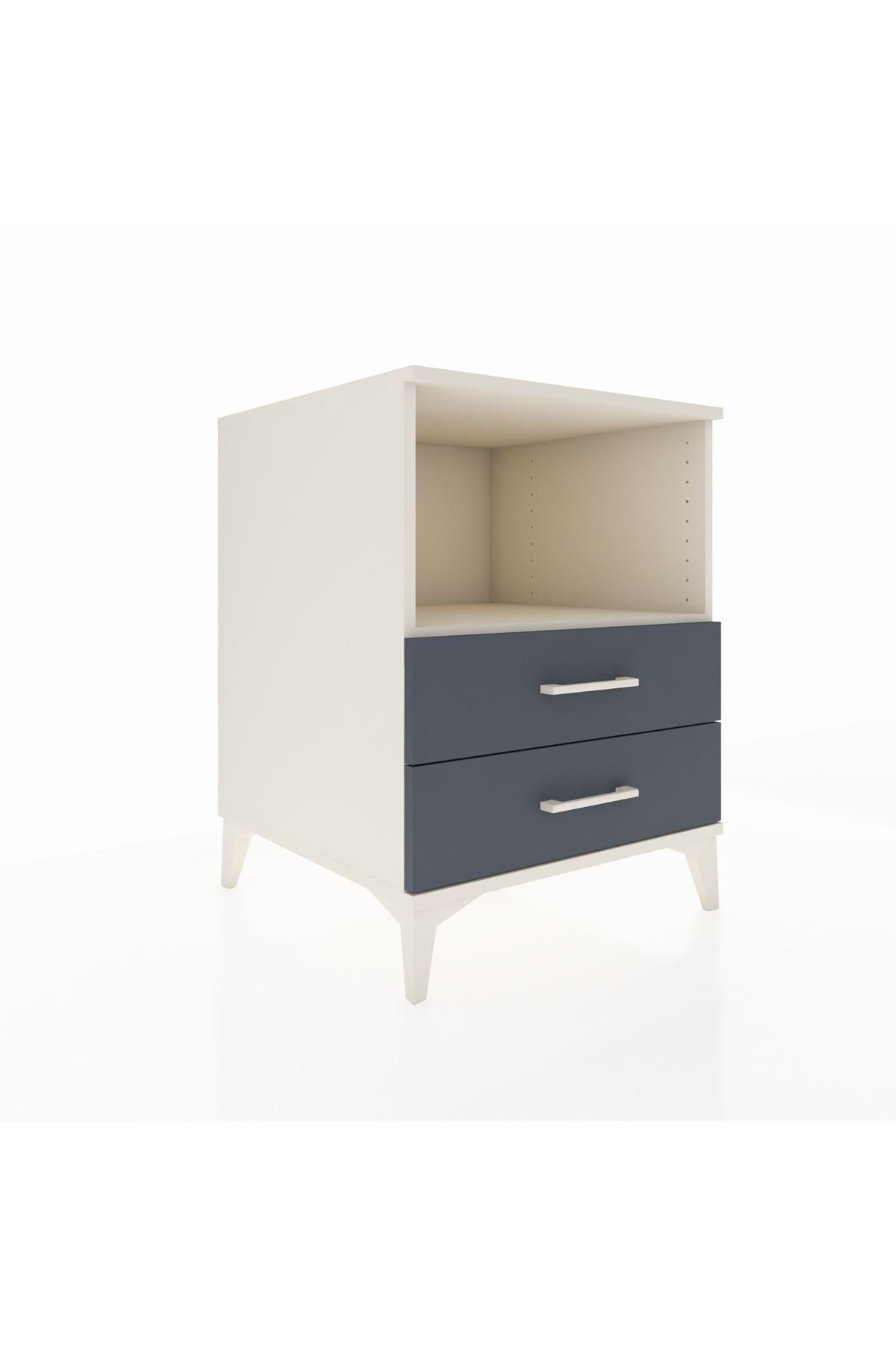 Kronos Komodin Tek Raflı 2 Çekmeceli 60x59x80 - S79M003V2C