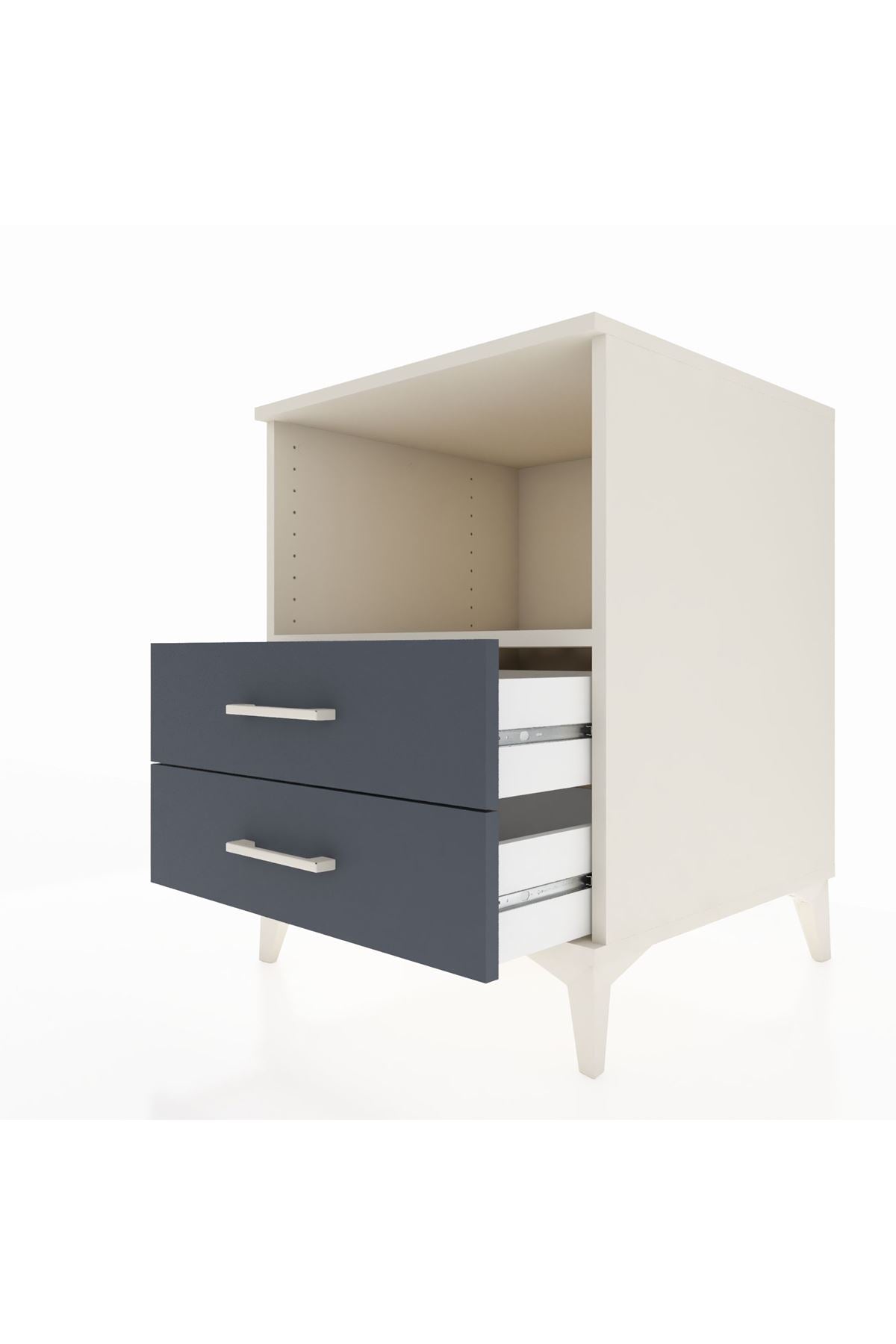Kronos Komodin Tek Raflı 2 Çekmeceli 60x59x80 - S79M003V2C