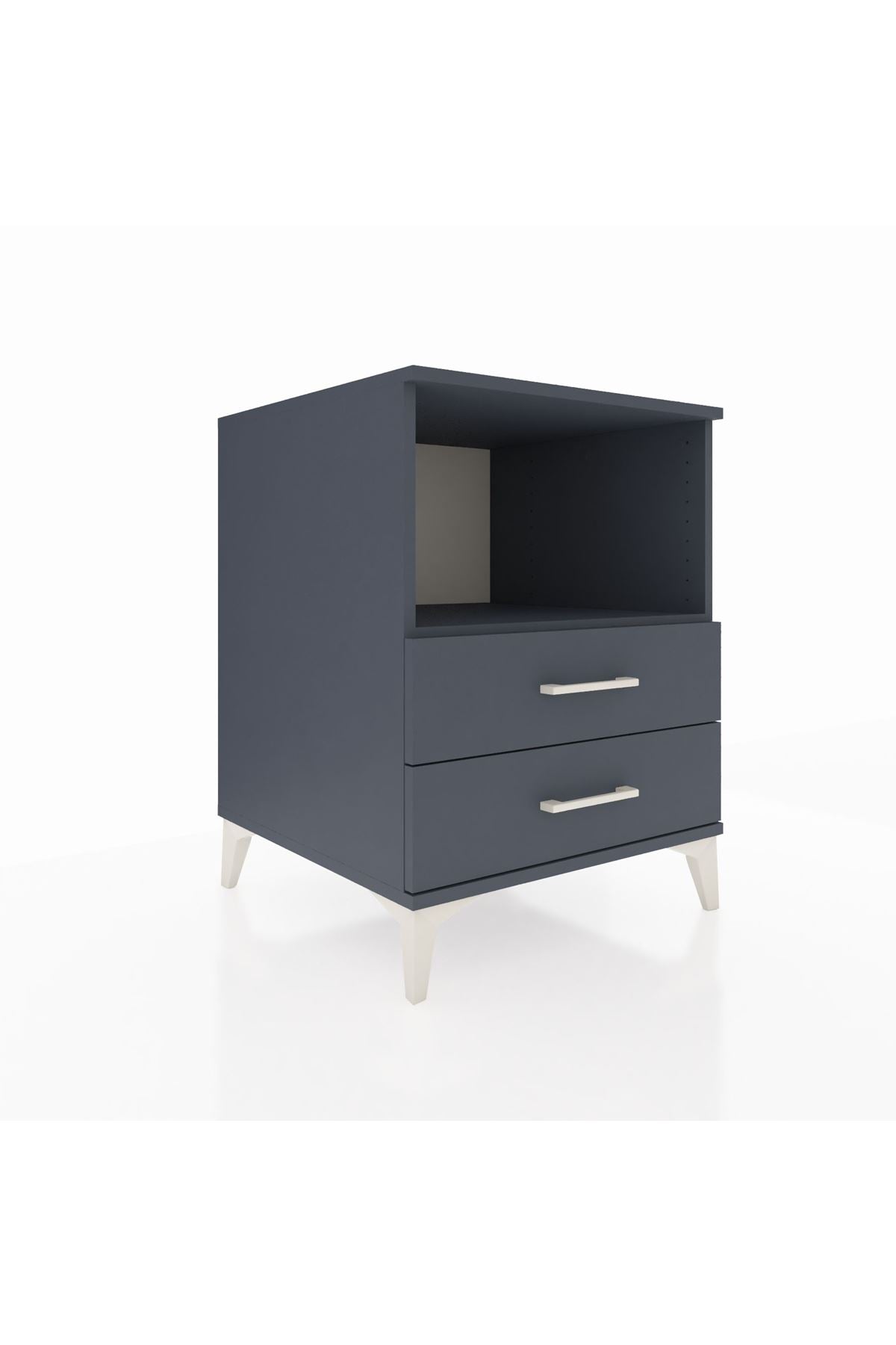 Kronos Komodin Tek Raflı 2 Çekmeceli 60x59x80 - S79M003V5C