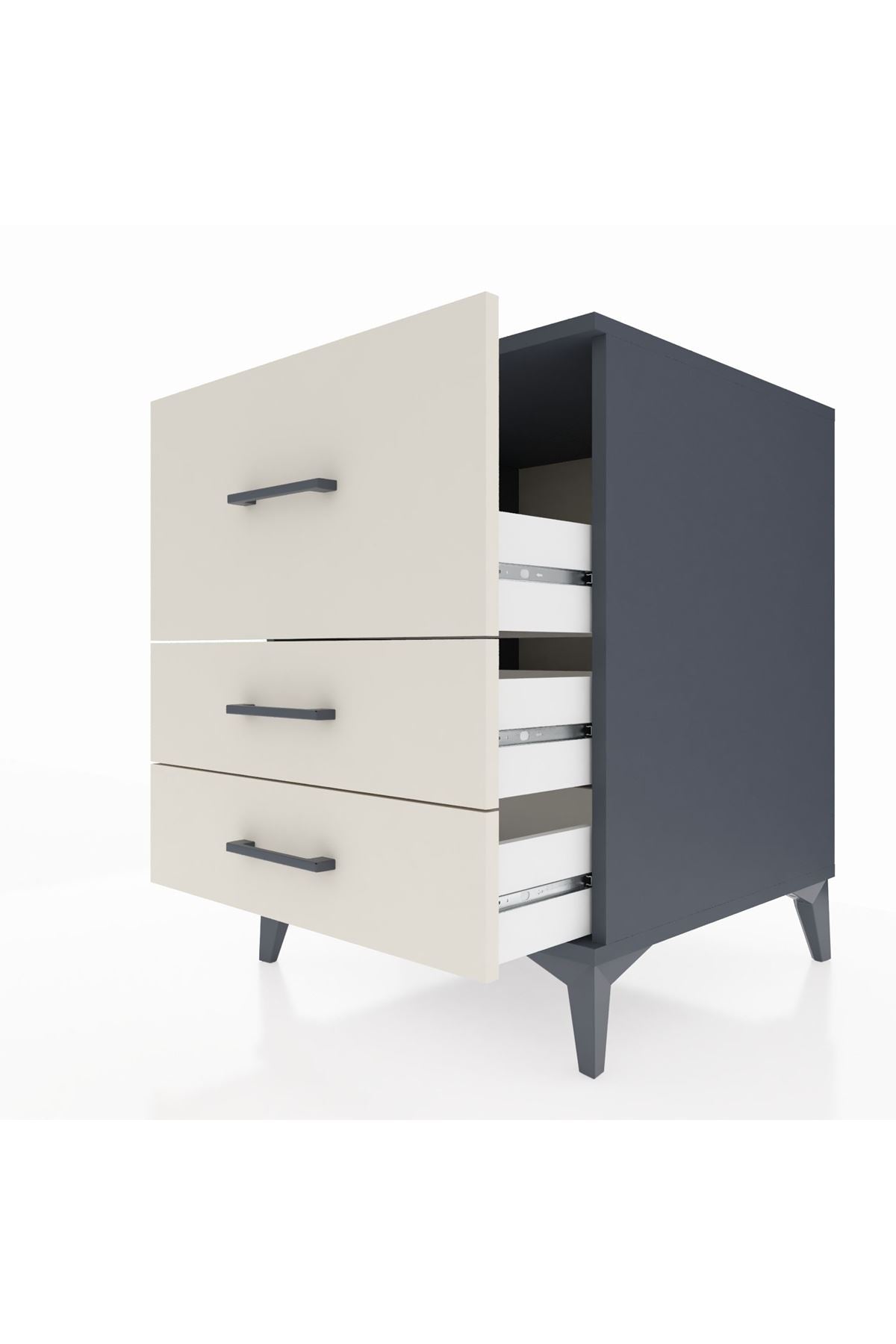 Kronos Komodin 3 Çekmeceli 60x59x80 - S79M004V4C