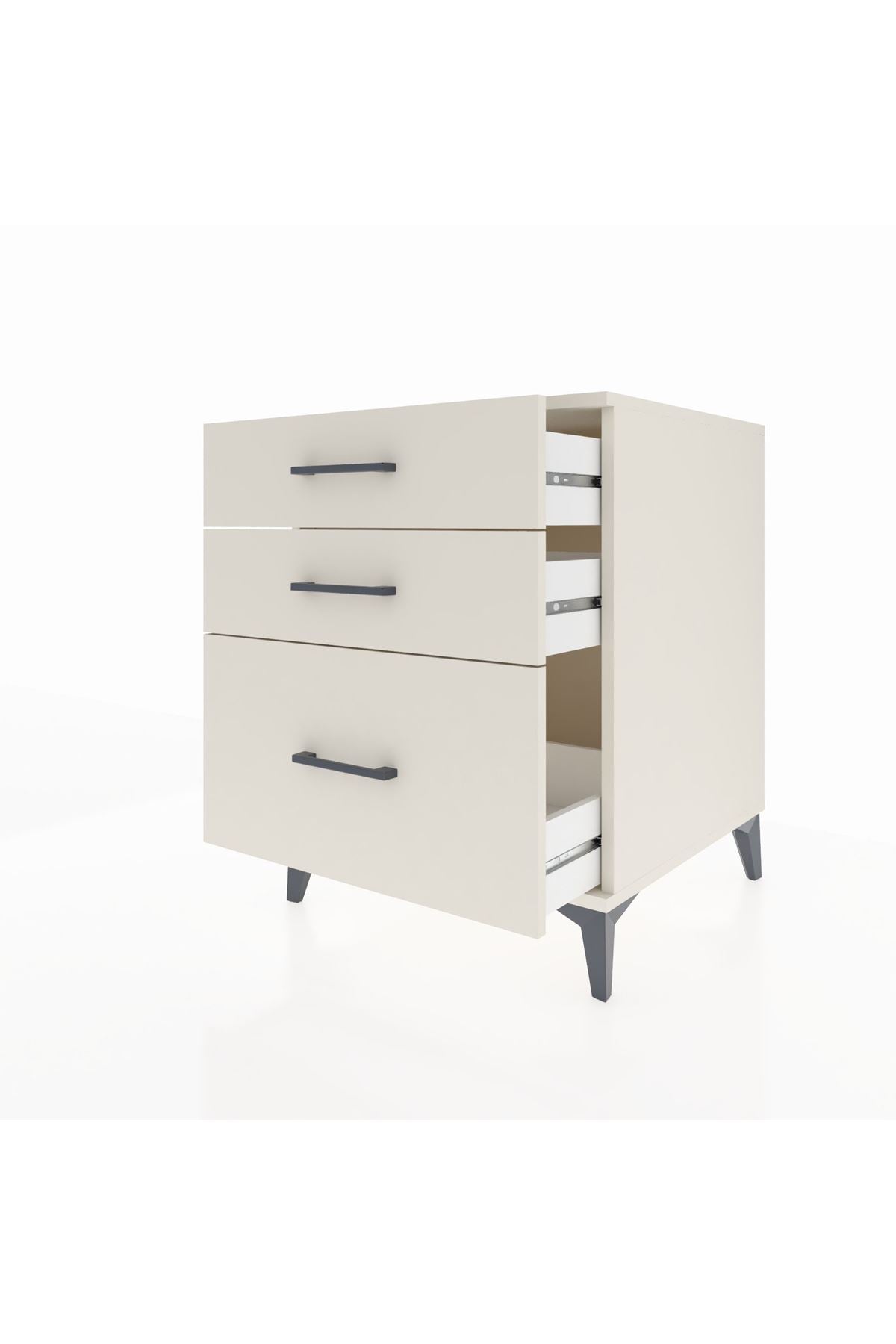 Kronos Komodin 3 Çekmeceli 60x59x80 - S79M005V1C