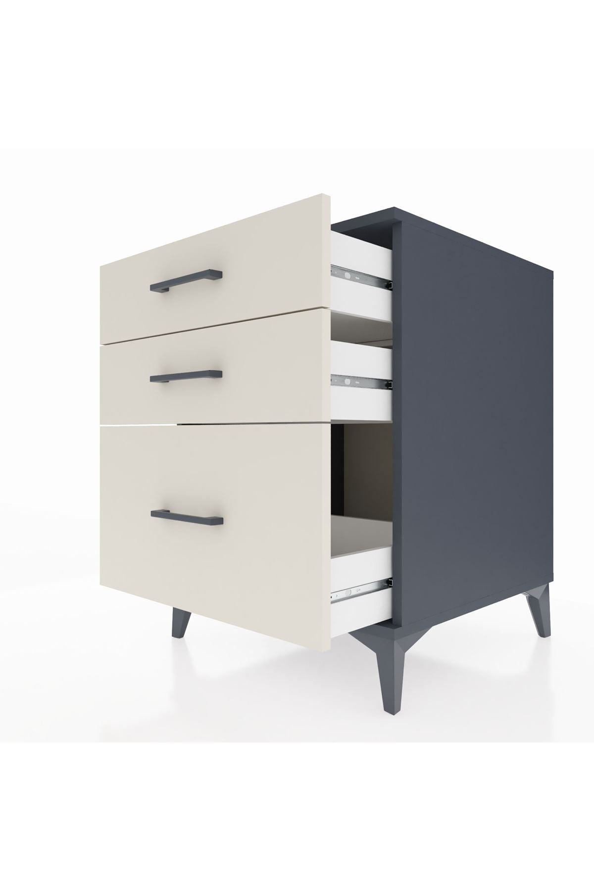 Kronos Komodin 3 Çekmeceli 60x59x80 - S79M005V4C