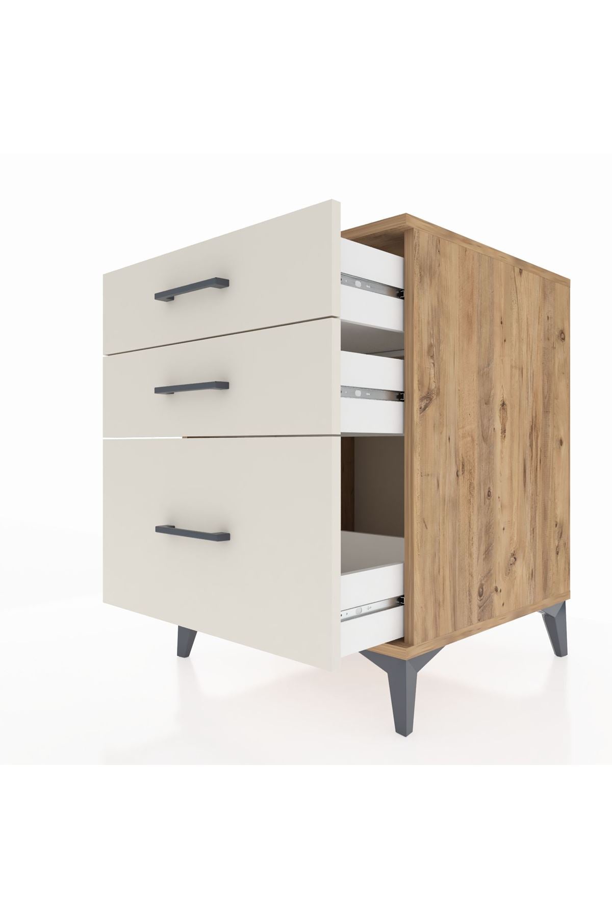 Kronos Komodin 3 Çekmeceli 60x59x80 - S79M005V7C