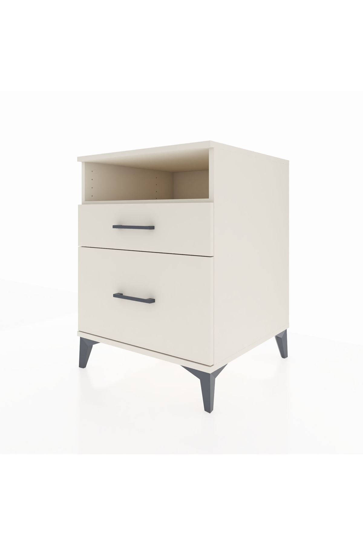 Kronos Komodin Tek Raflı 2 Çekmeceli 60x59x80 - S79M006V1C