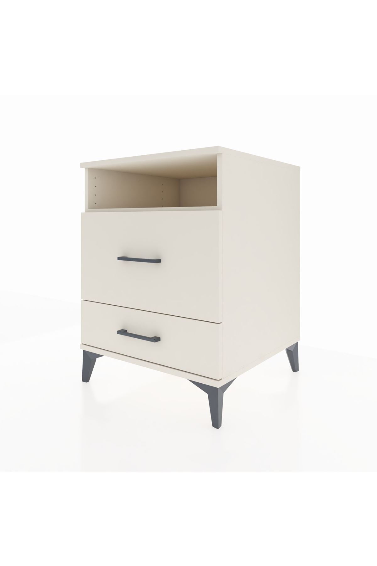 Kronos Komodin Tek Raflı 2 Çekmeceli 60x59x80 - S79M008V1C