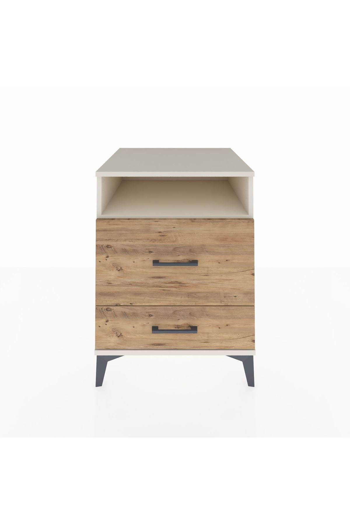 Kronos Komodin Tek Raflı 2 Çekmeceli 60x59x80 - S79M008V3C