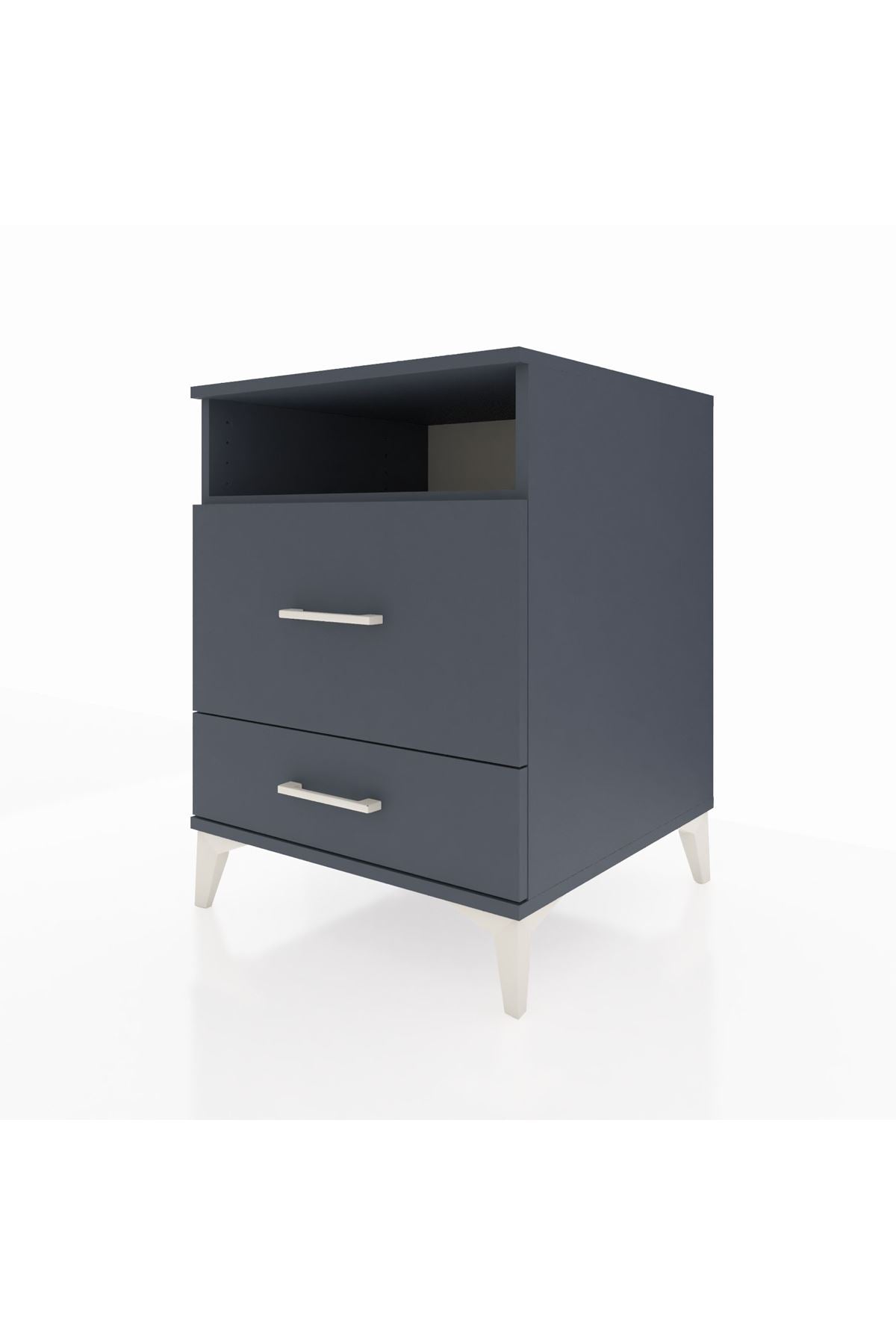 Kronos Komodin Tek Raflı 2 Çekmeceli 60x59x80 - S79M008V5C