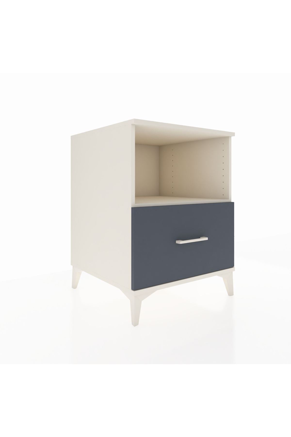 Kronos Komodin Tek Raflı Tek Çekmeceli 60x59x80 - S79M011V2C