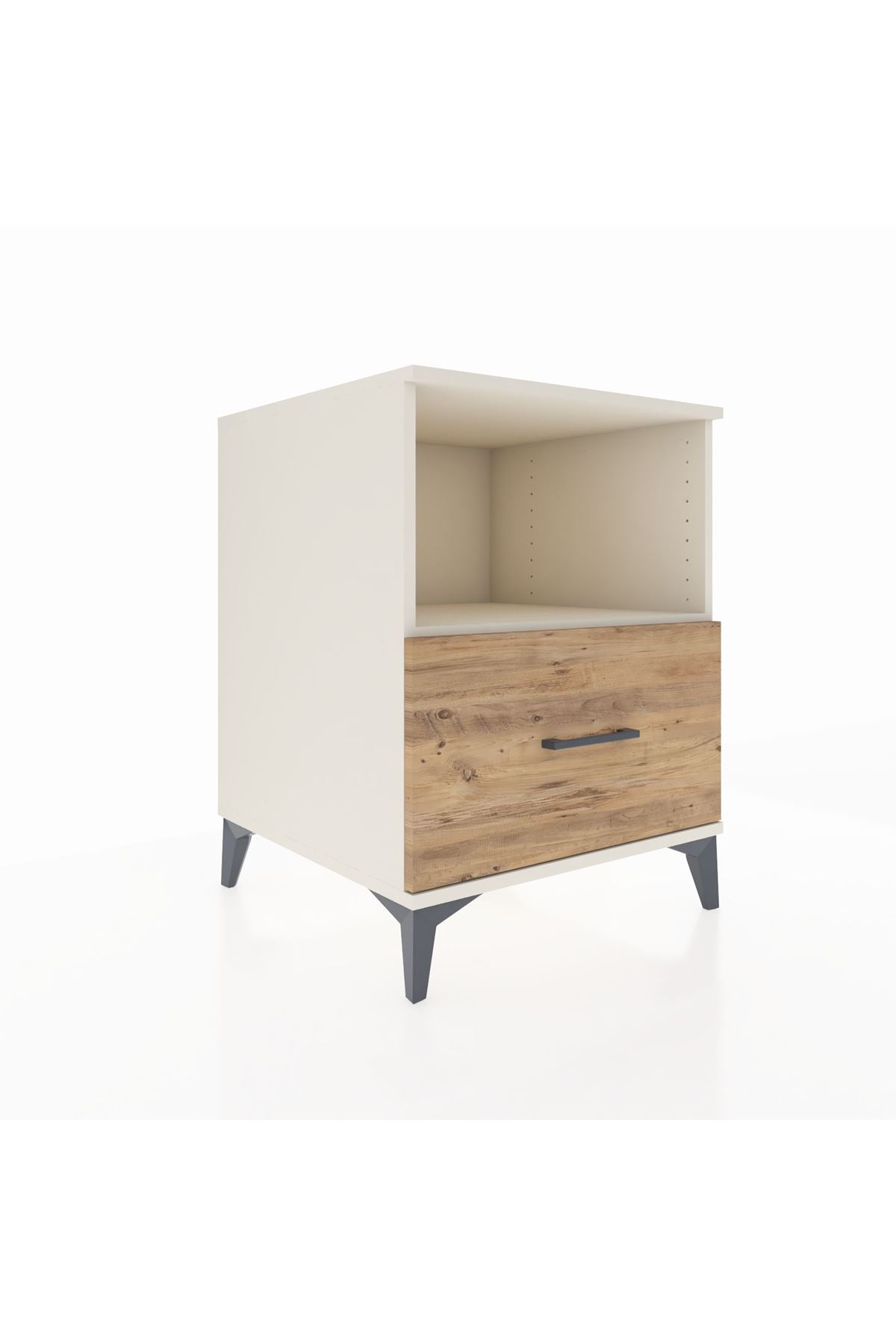 Kronos Komodin Tek Raflı Tek Çekmeceli 60x59x80 - S79M011V3C