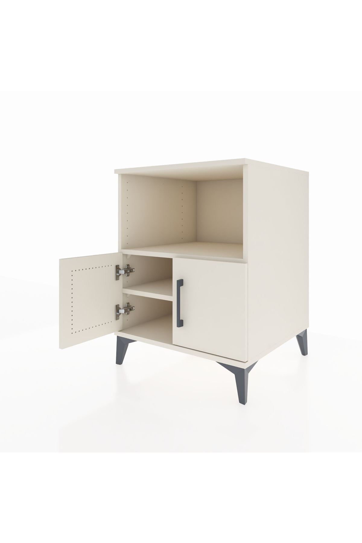Kronos Komodin 2 Raflı 2 Kapaklı 60x59x80 - S79M012V1C