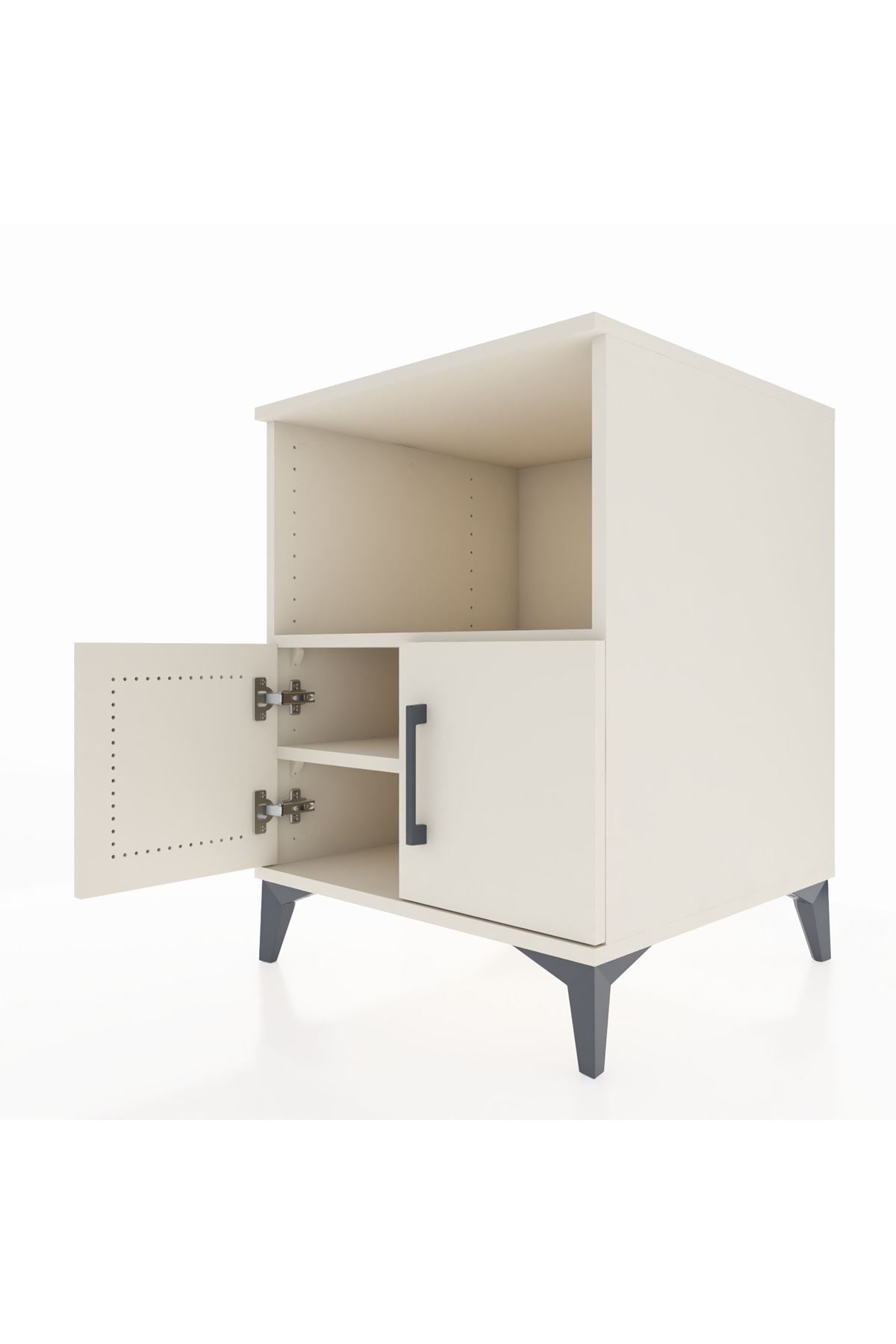 Kronos Komodin 2 Raflı 2 Kapaklı 60x59x80 - S79M012V1C