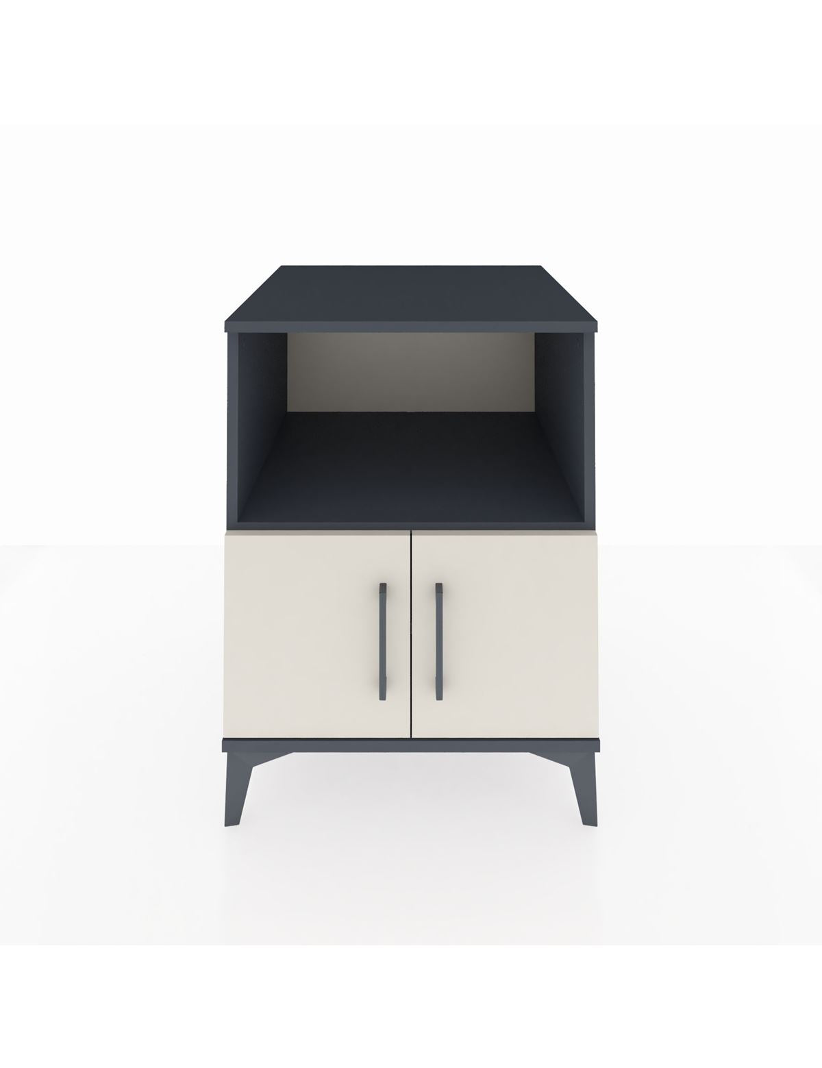 Kronos Komodin 2 Raflı 2 Kapaklı 60x59x80 - S79M012V4C