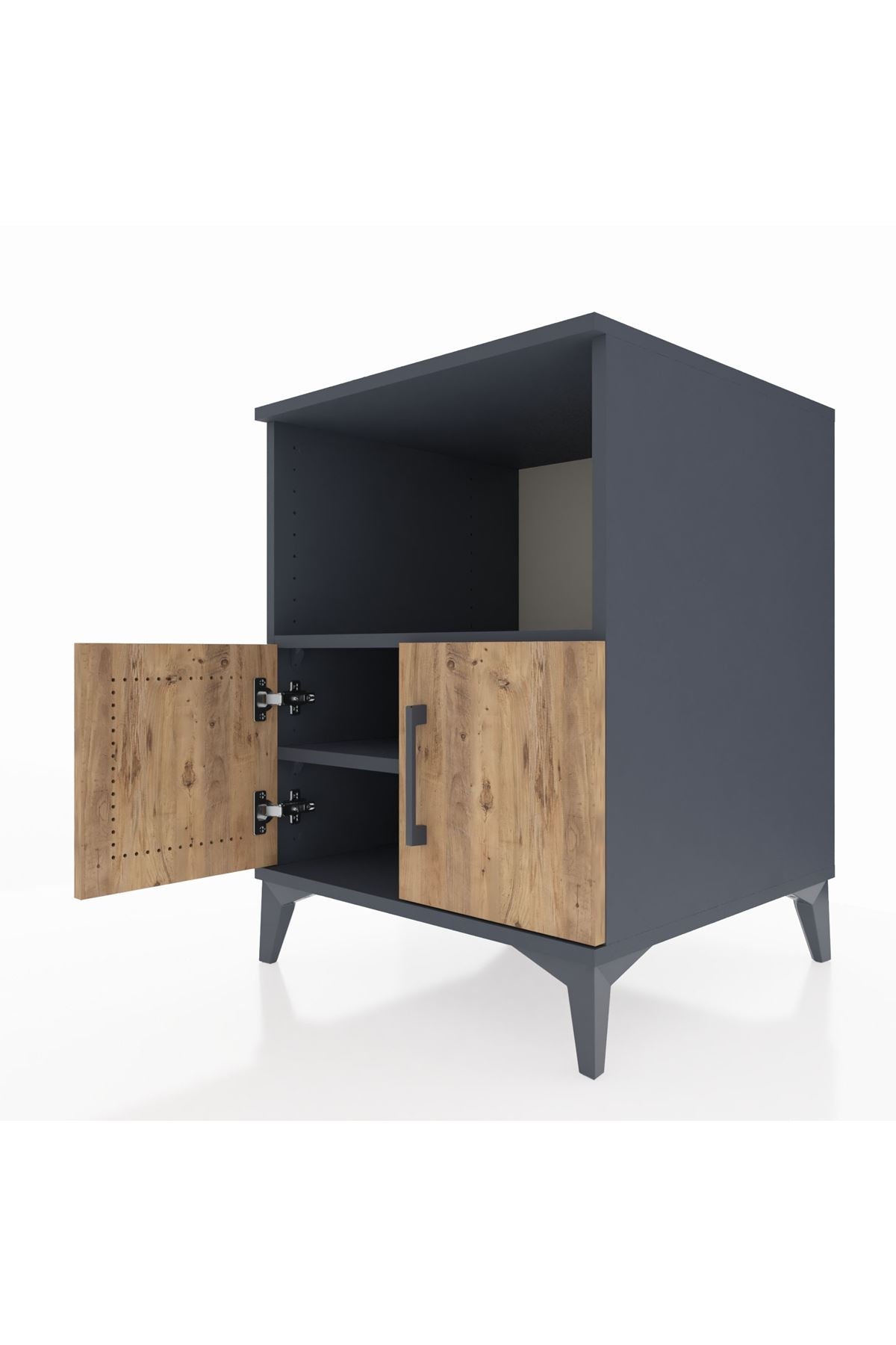 Kronos Komodin 2 Raflı 2 Kapaklı 60x59x80 - S79M012V6C
