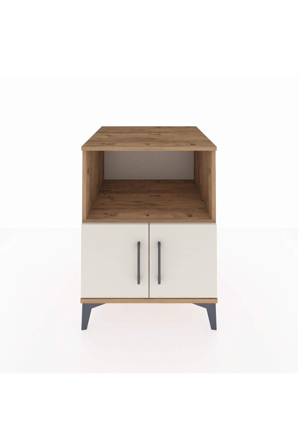 Kronos Komodin 2 Raflı 2 Kapaklı 60x59x80 - S79M012V7C