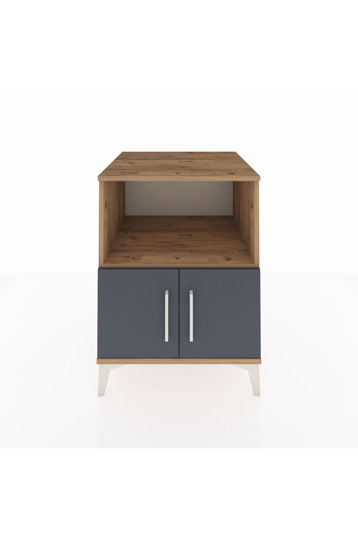 Kronos Komodin 2 Raflı 2 Kapaklı 60x59x80 - S79M012V8C