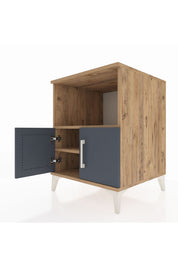 Kronos Komodin 2 Raflı 2 Kapaklı 60x59x80 - S79M012V8C