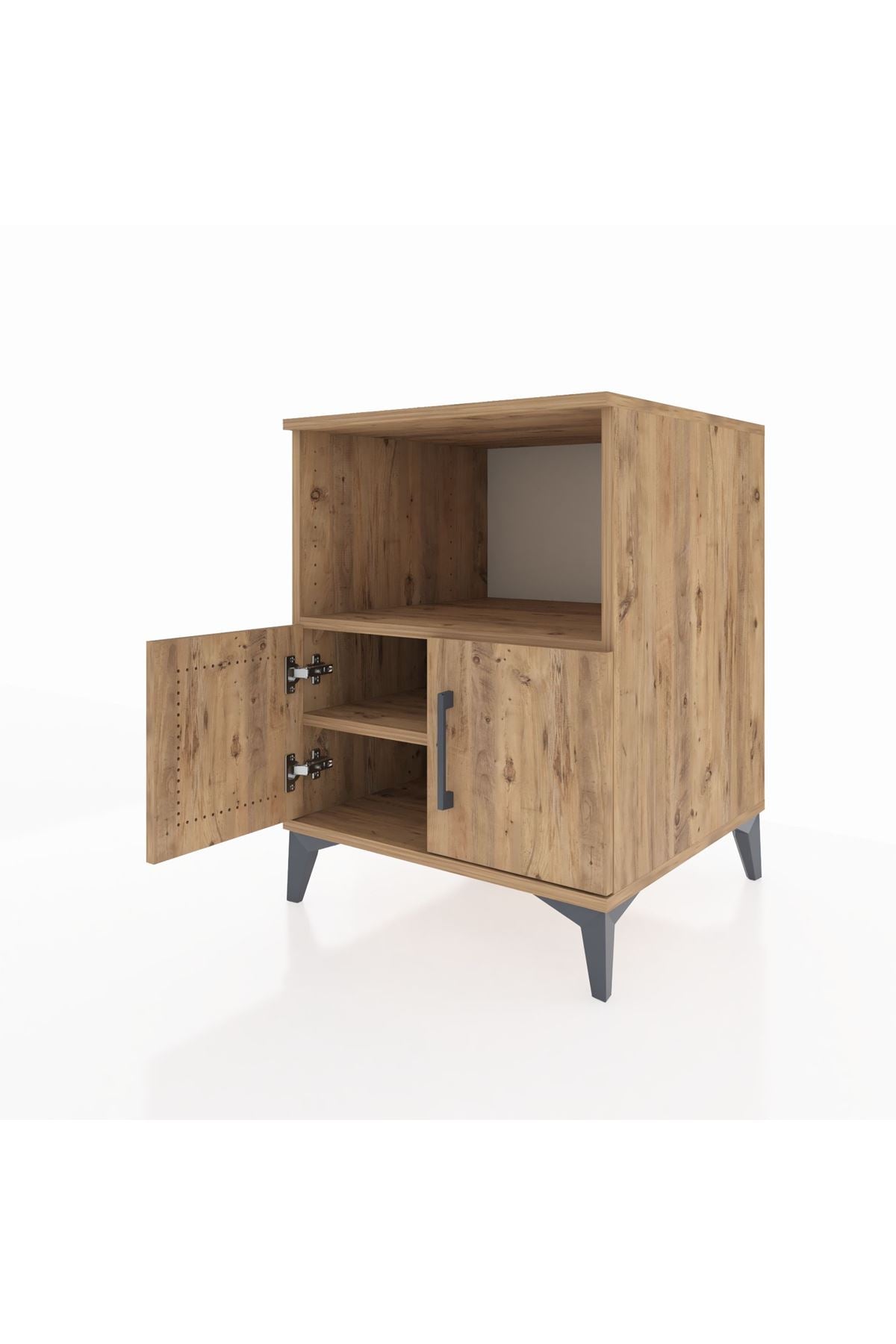 Kronos Komodin 2 Raflı 2 Kapaklı 60x59x80 - S79M012V9C