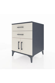 Kronos Komodin Tek Raflı 2 Çekmeceli 2 Kapaklı 60x59x80 - S79M013V4C