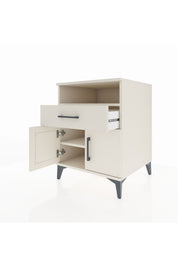 Kronos Komodin 2 Raflı Tek Çekmeceli 2 Kapaklı 60x59x80 - S79M014V1C