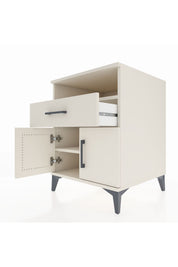 Kronos Komodin 2 Raflı Tek Çekmeceli 2 Kapaklı 60x59x80 - S79M014V1C