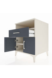 Kronos Komodin 2 Raflı Tek Çekmeceli 2 Kapaklı 60x59x80 - S79M014V2C