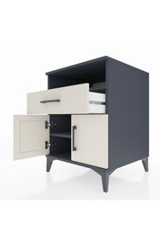 Kronos Komodin 2 Raflı Tek Çekmeceli 2 Kapaklı 60x59x80 - S79M014V4C