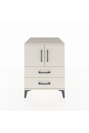 Kronos Komodin 2 Raflı 2 Çekmeceli 2 Kapaklı 60x59x80 - S79M015V1C