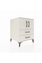 Kronos Komodin 2 Raflı 2 Çekmeceli 2 Kapaklı 60x59x80 - S79M015V1C