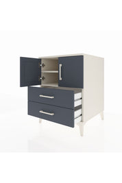 Kronos Komodin 2 Raflı 2 Çekmeceli 2 Kapaklı 60x59x80 - S79M015V2C