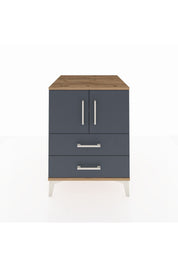 Kronos Komodin 2 Raflı 2 Çekmeceli 2 Kapaklı 60x59x80 - S79M015V8C