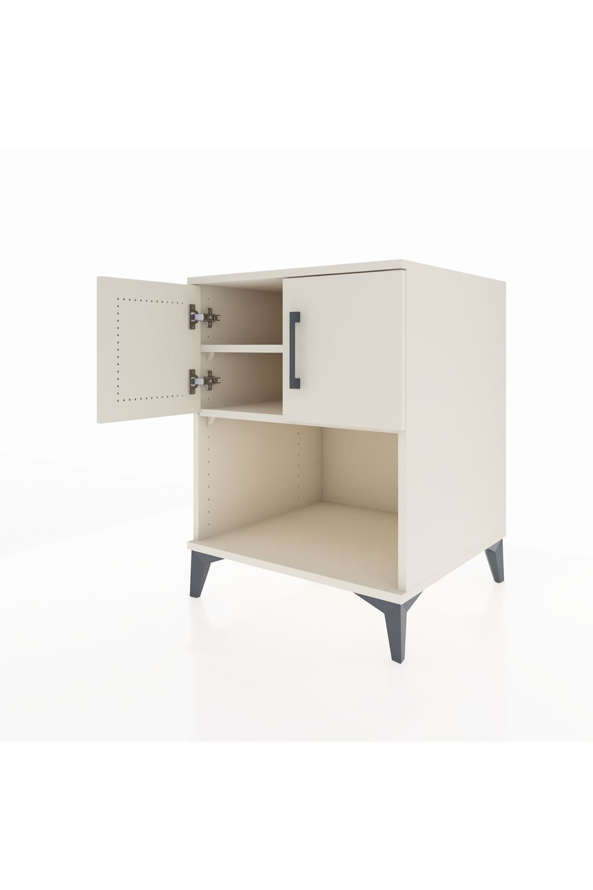 Kronos Komodin 2 Raflı 2 Kapaklı 60x59x80 - S79M016V1C