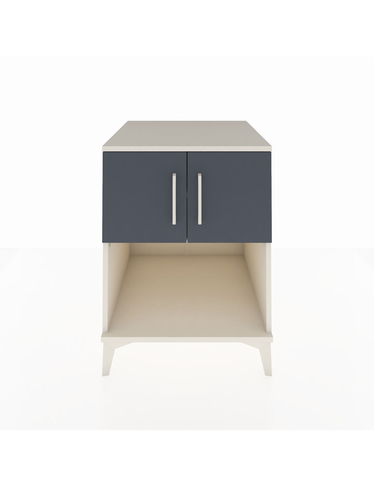 Kronos Komodin 2 Raflı 2 Kapaklı 60x59x80 - S79M016V2C