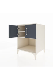 Kronos Komodin 2 Raflı 2 Kapaklı 60x59x80 - S79M016V2C