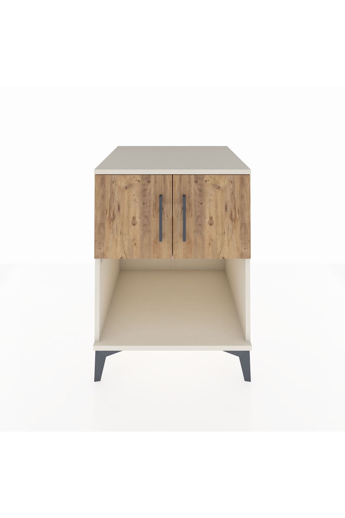 Kronos Komodin 2 Raflı 2 Kapaklı 60x59x80 - S79M016V3C