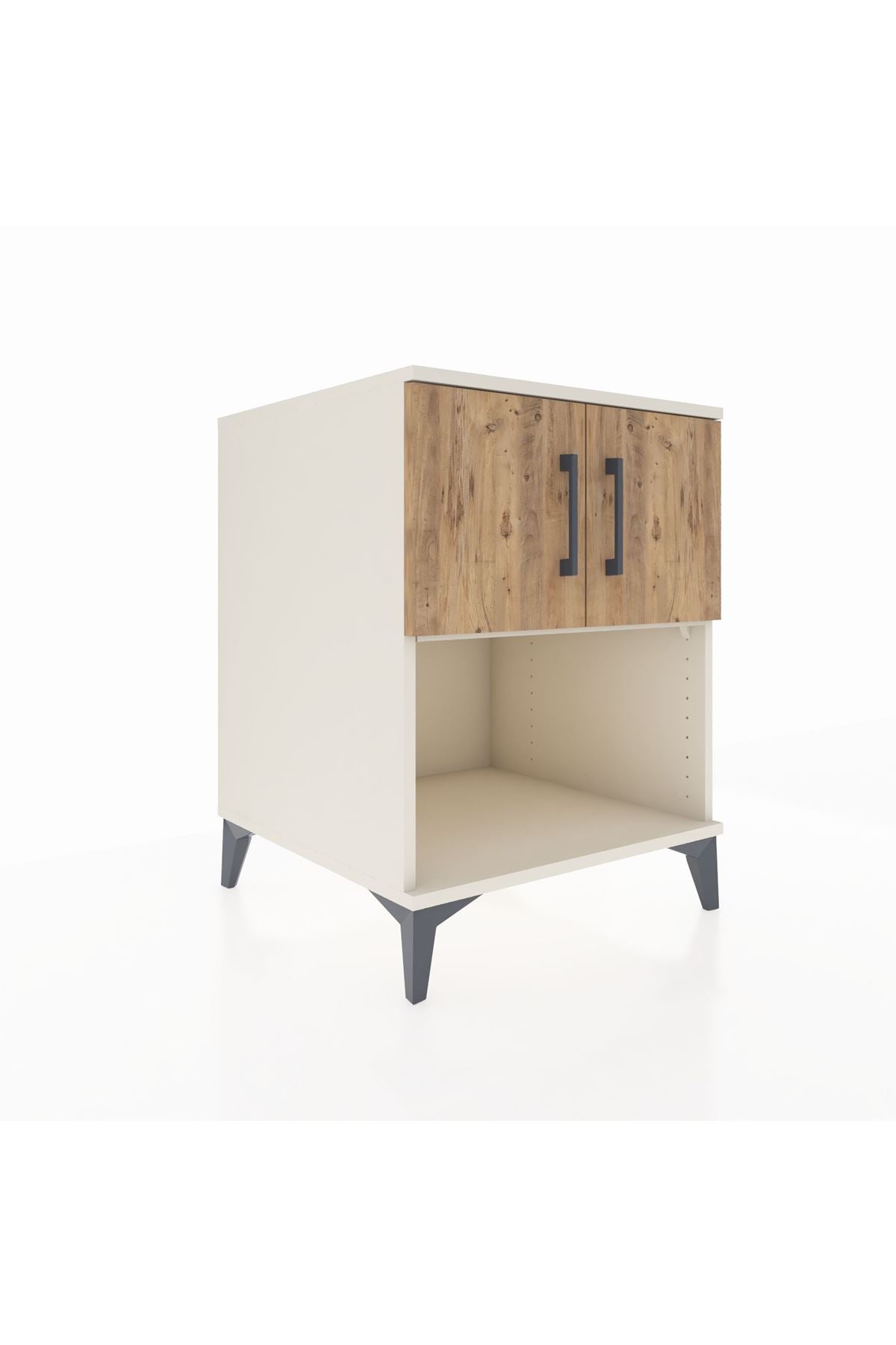 Kronos Komodin 2 Raflı 2 Kapaklı 60x59x80 - S79M016V3C