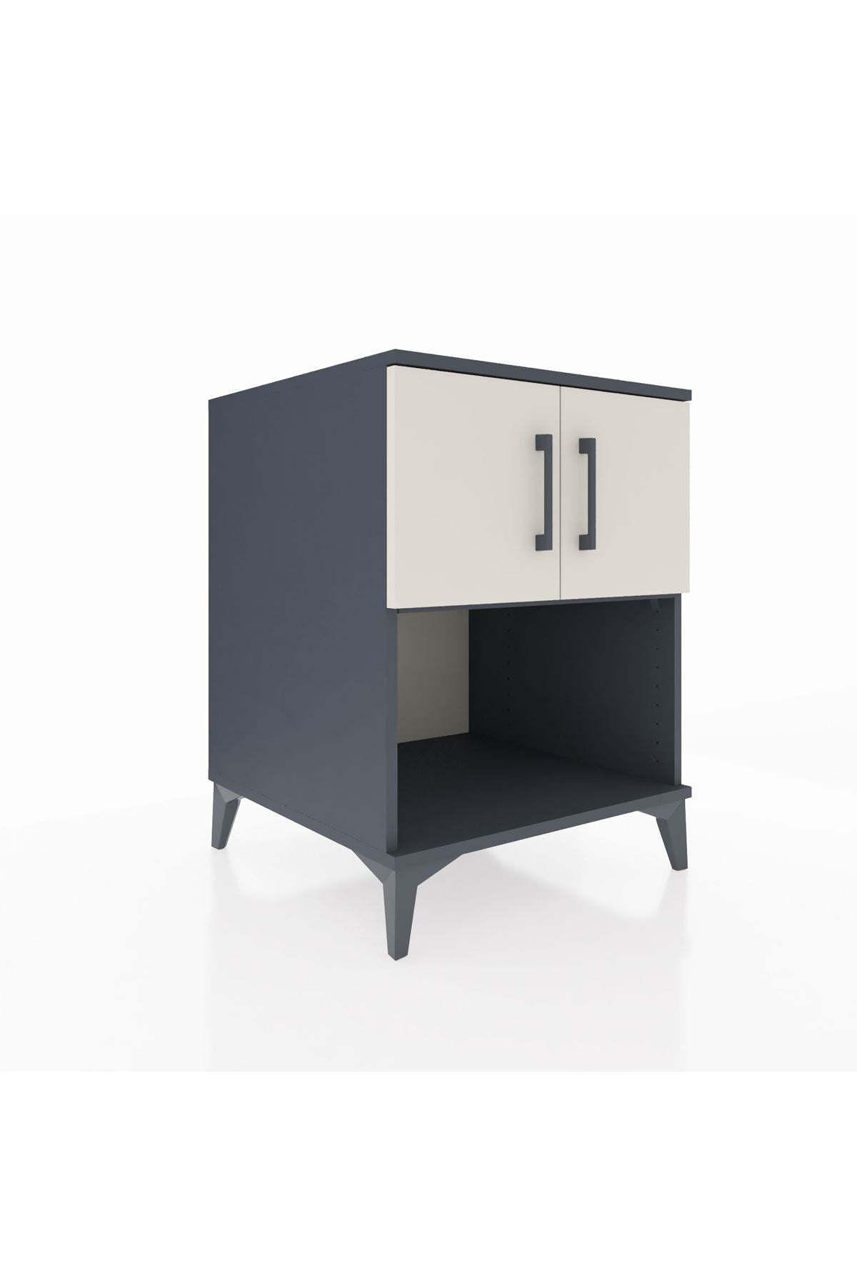 Kronos Komodin 2 Raflı 2 Kapaklı 60x59x80 - S79M016V4C