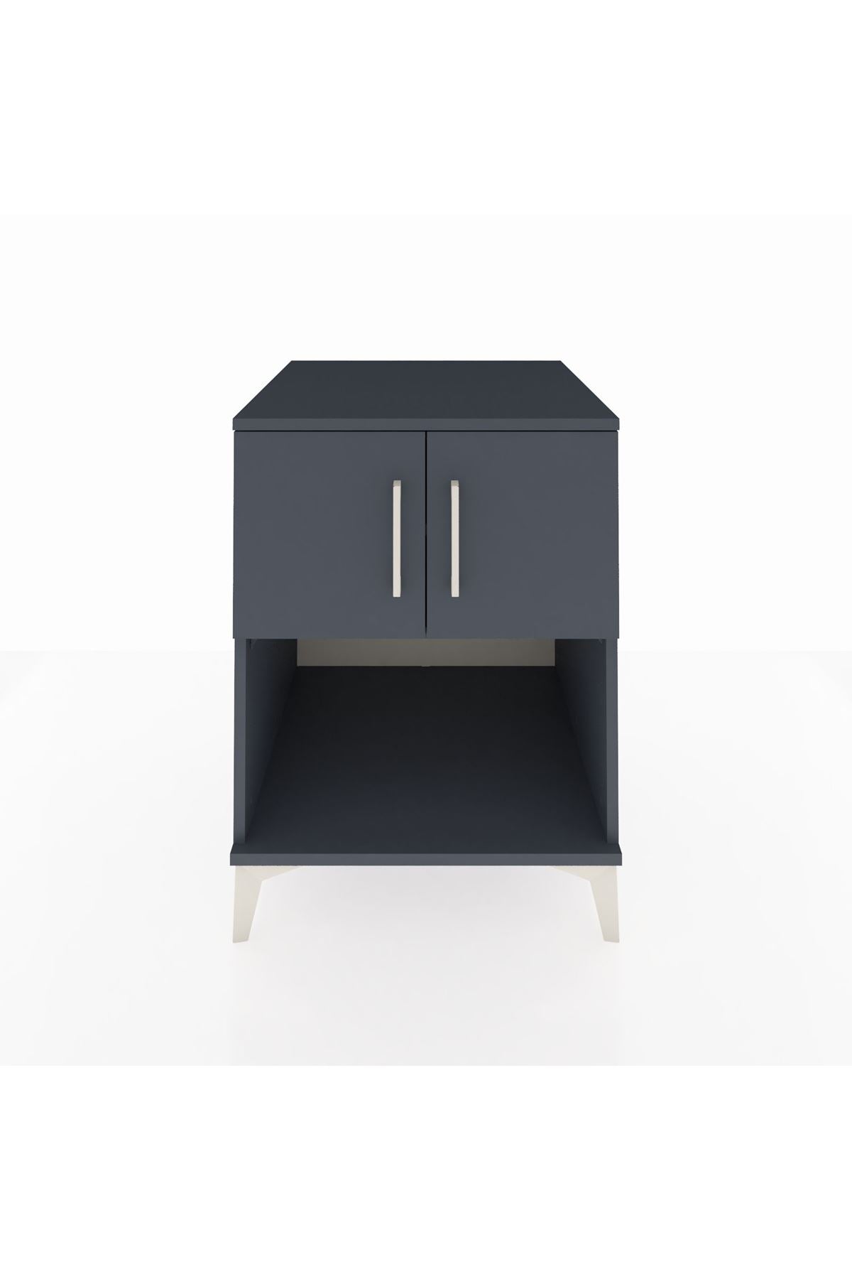 Kronos Komodin 2 Raflı 2 Kapaklı 60x59x80 - S79M016V5C