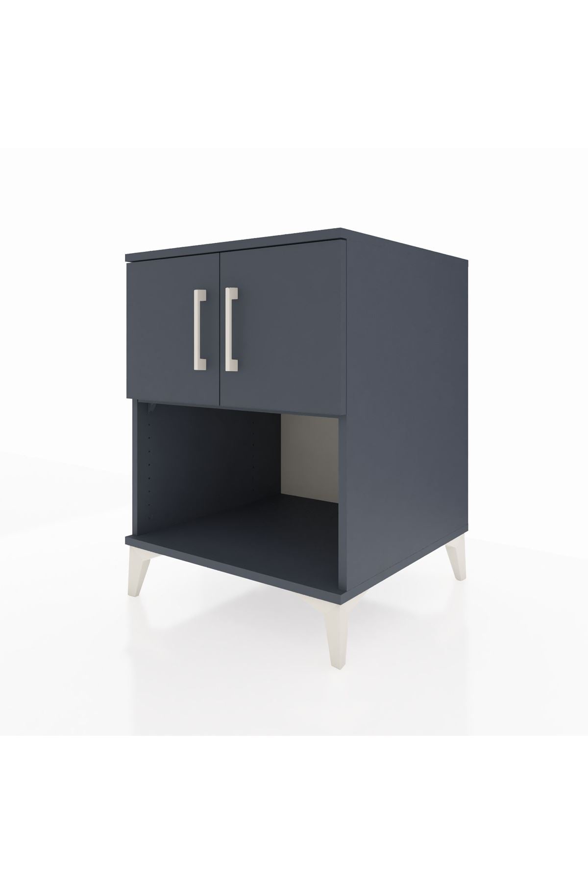 Kronos Komodin 2 Raflı 2 Kapaklı 60x59x80 - S79M016V5C