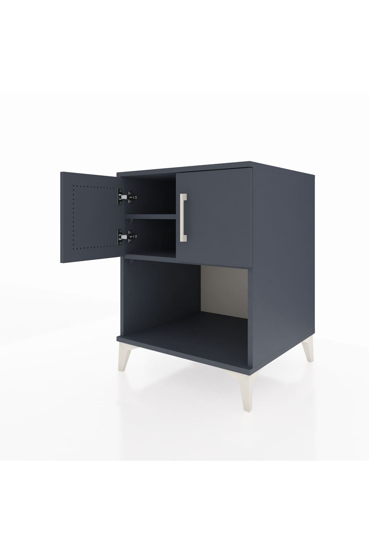 Kronos Komodin 2 Raflı 2 Kapaklı 60x59x80 - S79M016V5C