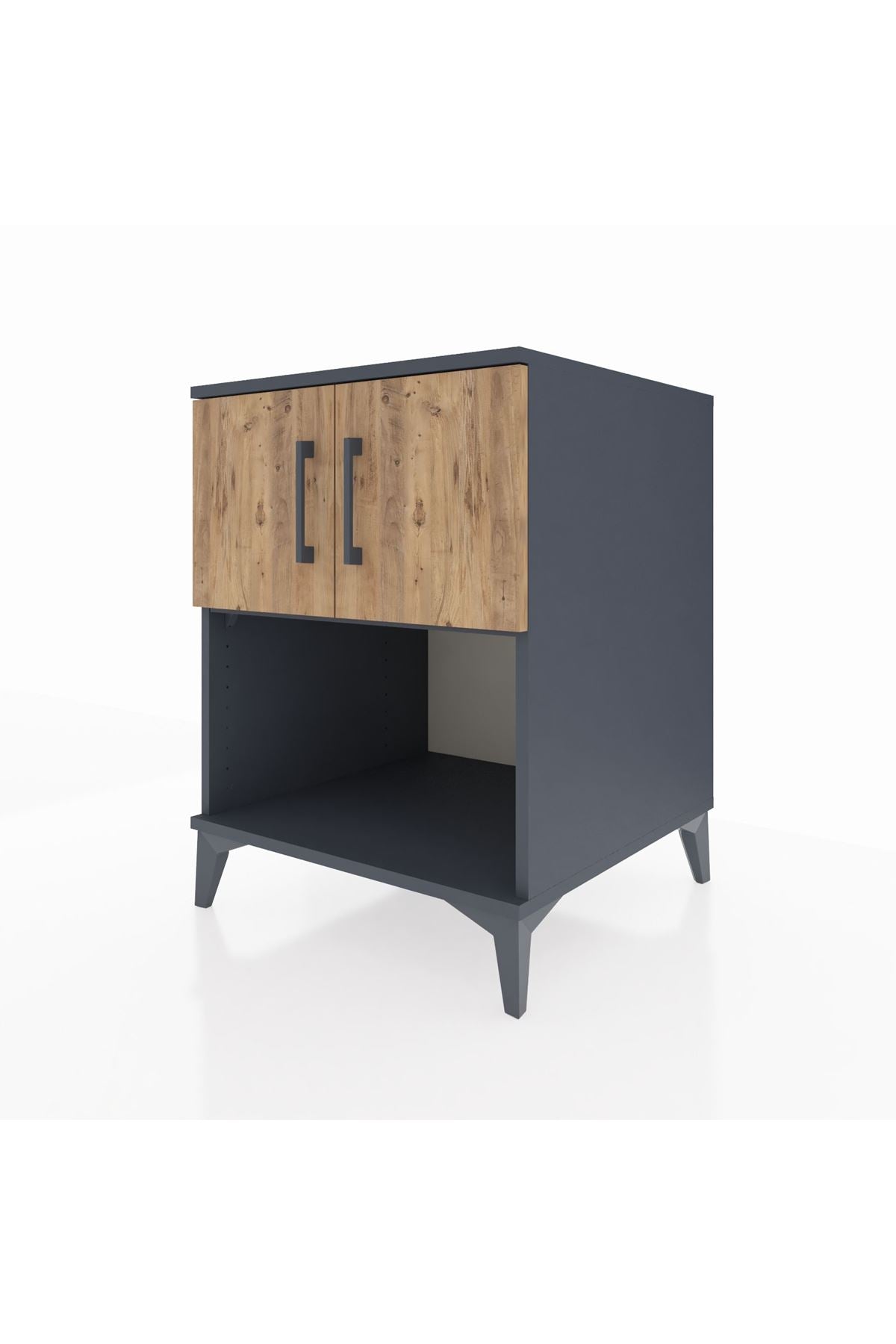 Kronos Komodin 2 Raflı 2 Kapaklı 60x59x80 - S79M016V6C