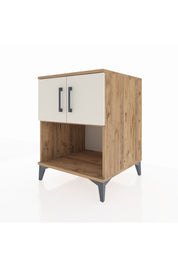 Kronos Komodin 2 Raflı 2 Kapaklı 60x59x80 - S79M016V7C