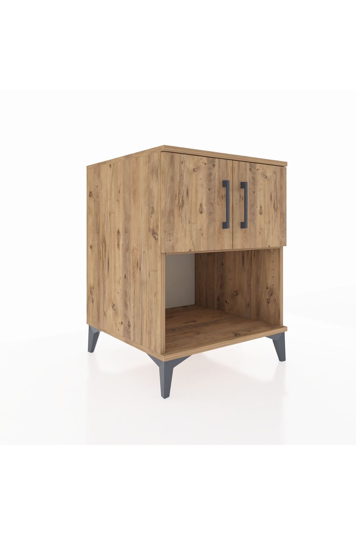 Kronos Komodin 2 Raflı 2 Kapaklı 60x59x80 - S79M016V9C