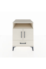 Kronos Komodin 3 Raflı Tek Çekmeceli 2 Kapaklı 60x59x80 - S79M017V1C
