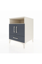 Kronos Komodin 3 Raflı Tek Çekmeceli 2 Kapaklı 60x59x80 - S79M017V2C