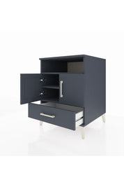 Kronos Komodin 3 Raflı Tek Çekmeceli 2 Kapaklı 60x59x80 - S79M017V5C