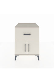 Kronos Komodin Tek Raflı Tek Çekmeceli 2 Kapaklı 60x59x80 - S79M018V1C